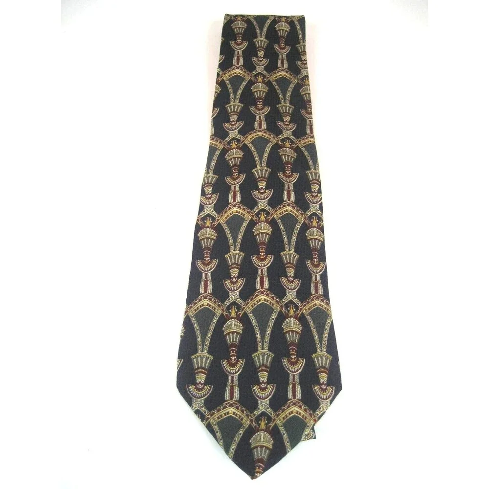 Metroploitan Museum of Art 100% Silk Abstract Design Necktie